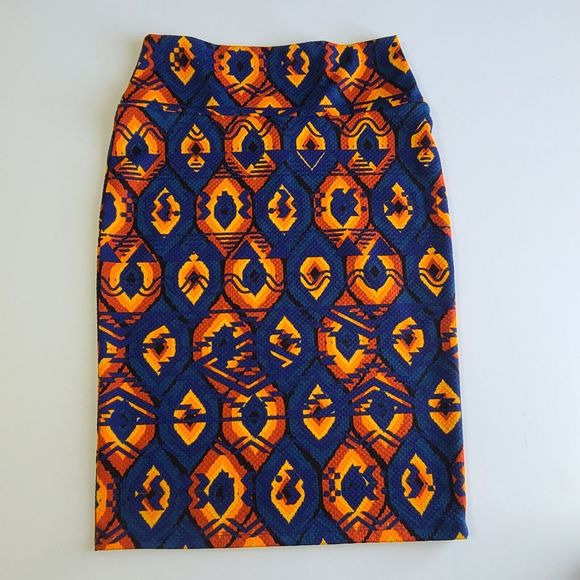 Lularoe Cassie Skirt Multi-Color Print Women's Size Small - Picture 4 of 5